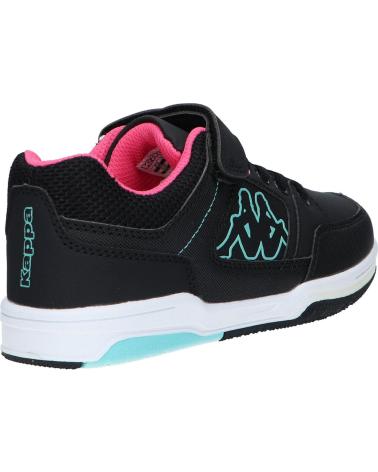 girl and boy and Woman sports shoes KAPPA 3112XTW KASH LOW  A10 BLACK-AZURE