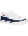 Woman and girl and boy Trainers LEVIS VORI0101T SQUARE  0122 WHT NAVY