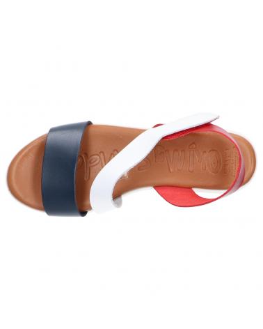 Sandalias OH MY SANDALS  de Mujer 4982-V4V1V10  ROJO-BLANCO-MARINO