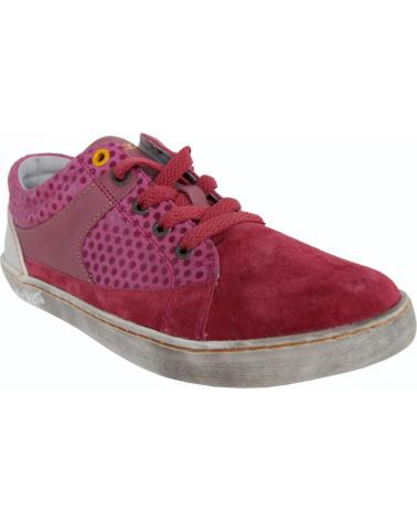 Schuhe KICKERS  für Mädchen und Junge 469382-30 LYLIAN  FUCHSIA IMPRIME
