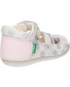girl shoes KICKERS 895234-10 SUSHY  3 BLANC ROSE POIS