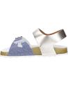 Sandali KICKERS  per Donna e Bambina 858546-30 SUNKRO  52 BLEU FONCE GLIT