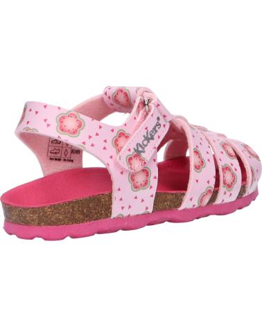 Sandalias KICKERS  de Niña 860995-10 SUMMERTAN  133 ROSE CLAIR FLOW