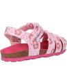 girl Sandals KICKERS 860995-10 SUMMERTAN  133 ROSE CLAIR FLOW