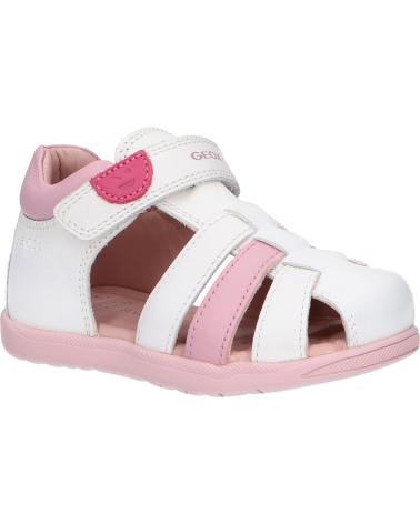 girl Sandals GEOX B254WB 00085 B MACCHIA  C0674 WHITE-ROSE