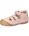 Chaussures KICKERS  pour Fille 895233-10 SUSHY  131 ROSE CLAIR