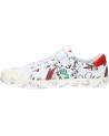 girl and boy Trainers KICKERS 860862-30 GODY  31 BLANC ROUGE VER