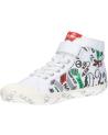 girl and boy Trainers KICKERS 858434-30 GODUP  31 BLANC ROUGE VER