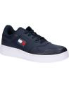 Sportif TOMMY HILFIGER  pour Homme et Femme EM0EM01395 RETRO BASKET ESS  C1G DARK NIGHT NAVY