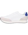 Sportivo CALVIN KLEIN  per Uomo YM0YM01032 RETRO RUNNER  01S BRIGHT WHITE-SAPPHIRE BLUE