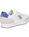 Sportif CALVIN KLEIN  pour Homme YM0YM01032 RETRO RUNNER  01S BRIGHT WHITE-SAPPHIRE BLUE