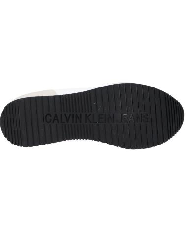 Sportivo CALVIN KLEIN  per Uomo YM0YM01119 RETRO RUNNER ICONIC  02X B WHITE-CK BLACK-GREEN