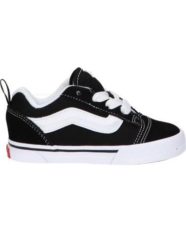 Sportif VANS OFF THE WALL  pour Fille et Garçon VN000D0K6BT1 KNU SKOOL ELASTIC LACE  BLACK-TRUE WHIT