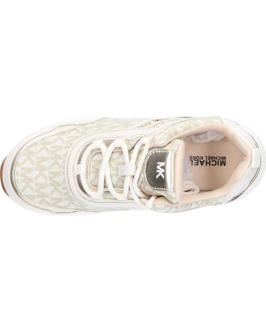 Deportivas MICHAEL KORS  de Mujer y Niña MK101142 OLYMPIA  VANILLA GLITTER-PALE GOLD