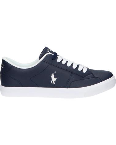 Woman Trainers POLO RALPH LAUREN RF103430 THERON V  NAVY SMOOTH-CREAM