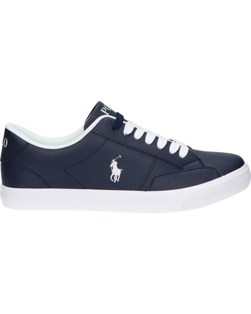 Deportivas POLO RALPH LAUREN  de Mujer RF103430 THERON V  NAVY SMOOTH-CREAM