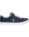 Woman Trainers POLO RALPH LAUREN RF103430 THERON V  NAVY SMOOTH-CREAM