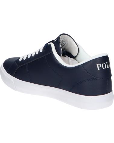  Casual sneakers for women POLO RALPH LAUREN RF103430 THERON V  NAVY SMOOTH-CREAM
