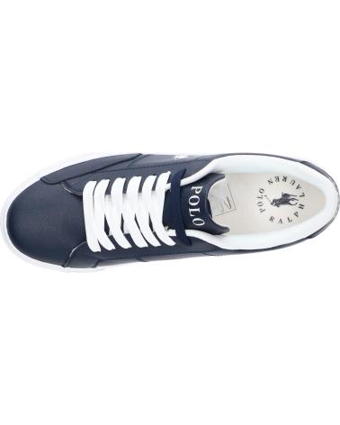  Casual sneakers for women POLO RALPH LAUREN RF103430 THERON V  NAVY SMOOTH-CREAM