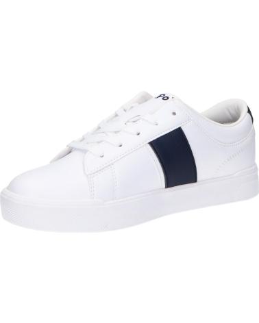 Deportivas POLO RALPH LAUREN  de Mujer RL01267110 FRAZIER  WHITE TUMBLED-NAVY