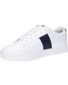 Deportivas POLO RALPH LAUREN  de Mujer RL01267110 FRAZIER  WHITE TUMBLED-NAVY