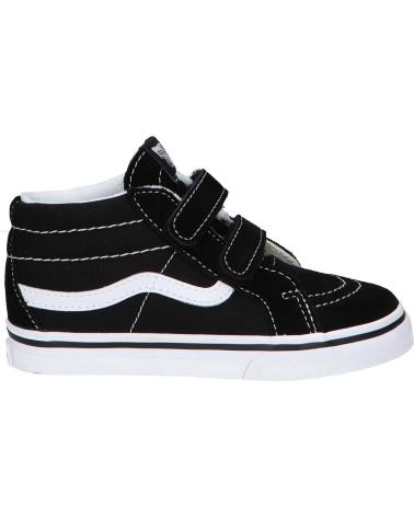 girl and boy Trainers VANS OFF THE WALL VN00018W6BT1 SK8-MID REISSUE V  BLACK-TRUE WHIT