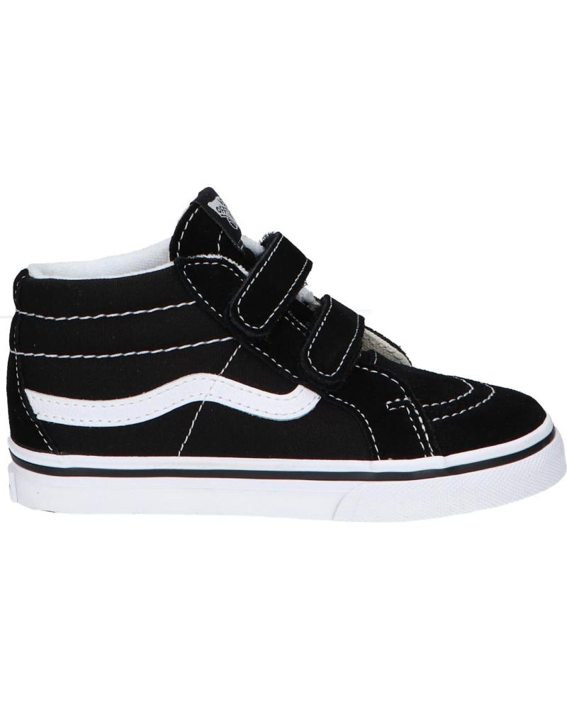 Deportivas VANS OFF THE WALL  de Niña y Niño VN00018W6BT1 SK8-MID REISSUE V  BLACK-TRUE WHIT