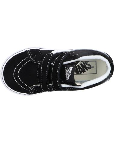 Deportivas VANS OFF THE WALL  de Niña y Niño VN00018W6BT1 SK8-MID REISSUE V  BLACK-TRUE WHIT