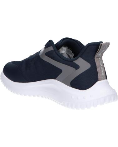 Sportivo CALVIN KLEIN  per Uomo YM0YM00968 EVA RUNNER LOW LACE  0ZT CALVIN NAVY-BLACK-B WHITE