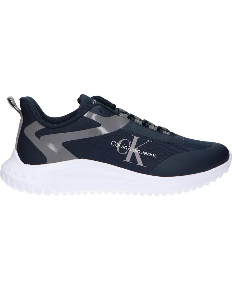 Sportivo CALVIN KLEIN  per Uomo YM0YM00968 EVA RUNNER LOW LACE  0ZT CALVIN NAVY-BLACK-B WHITE