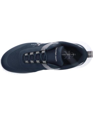 Deportivas CALVIN KLEIN  de Hombre YM0YM00968 EVA RUNNER LOW LACE  0ZT CALVIN NAVY-BLACK-B WHITE