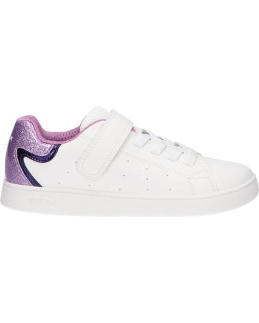 girl Trainers GEOX J36LRA 0BCKC J ECLYPER  C1030 WHITE