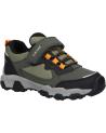 Sneaker GEOX  für Junge J463ZB 050FU J MAGNETAR  C3X7R DK GREEN-LT ORANGE