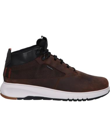 Man Trainers GEOX U36APA 0FF11 U AERANTIS  C6F6T BROWN-DK COFFEE