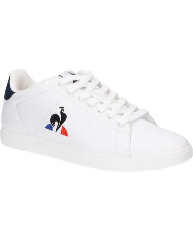 Sportif LE COQ SPORTIF  pour Homme 2423203 COURTSET2  OPTICAL WHITE-DRESS BLUE