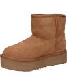 Woman and girl boots UGG 1143700K CLASSIC MINI PLATFORM  CHESTNUT