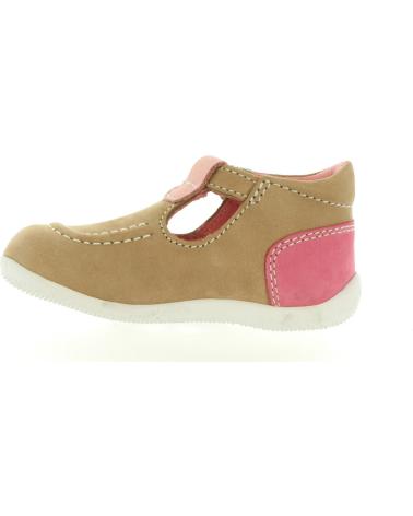 Chaussures KICKERS  pour Fille et Garçon 218126-10 BONBEK  113 BEIGE ROSE