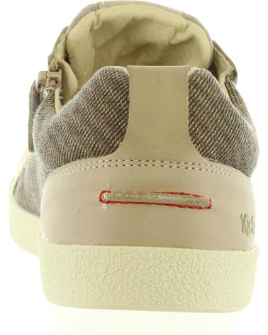 Schuhe KICKERS  für Junge 469440-30 TRANKILOU  91 MARRON CLAIR