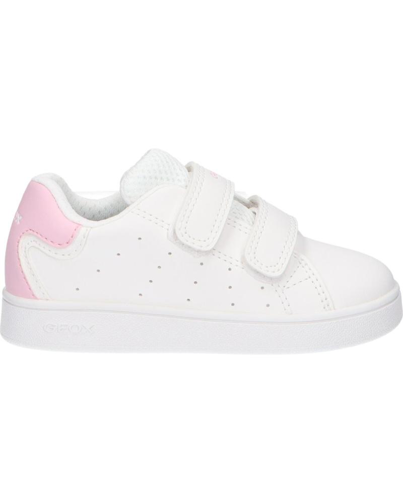 Zapatillas deporte GEOX  de Niña B365MA 000BC B ECLYPER  C0814 WHITE-LT PINK