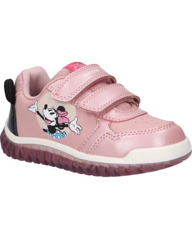 Sportif GEOX  pour Fille B4661B 0AJ02 B LIGHTYLOO  C8179 OLD ROSE-BLACK