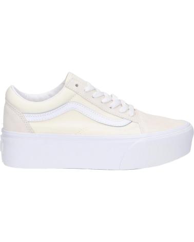 Woman Trainers VANS OFF THE WALL VN0009PZCCZ1 OLD SKOOL STACKFORM  MARSHMALLOW
