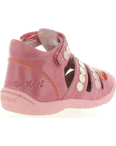 girl Sandals KICKERS 469680-10 GIFT  133 ROSE CORAIL