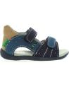 girl and boy Sandals KICKERS 279114-10 BOPING  10 MARINE BLUE
