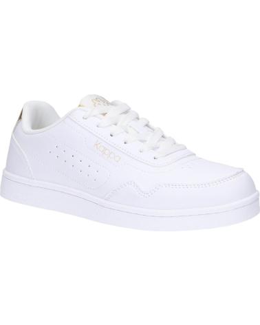 Sneaker KAPPA  für Damen 331N6DW GARRET WO  A01 WHITE-YELLOW GOLD