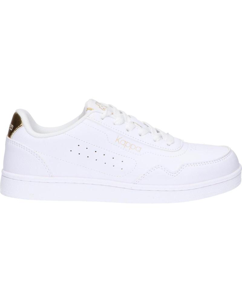 Lässige sneaker für damen KAPPA  für  331N6DW GARRET WO  A01 WHITE-YELLOW GOLD
