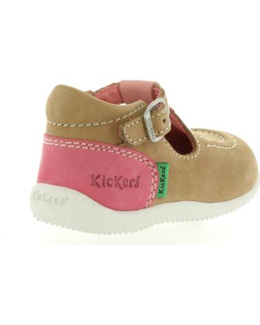 Schuhe KICKERS  für Mädchen und Junge 218126-10 BONBEK  113 BEIGE ROSE
