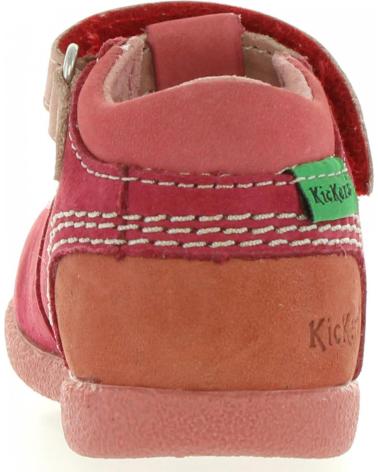 Chaussures KICKERS  pour Fille et Garçon 413122-10 BABYFRESH  43 ROUGE ROSE