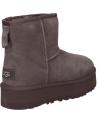 Woman and girl boots UGG 1143700K CLASSIC MINI PLATFORM  THUNDER CLOUD