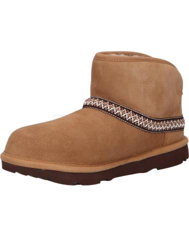 Woman and girl boots UGG 1157697K CLASSIC MINI CRESCENT  CHESTNUT