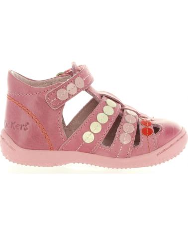 Sandales KICKERS  pour Fille 469680-10 GIFT  133 ROSE CORAIL